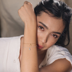 Fortune Cookie Bracelet - Silver
